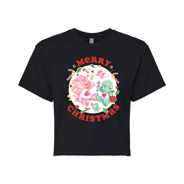 Укороченная футболка Juniors Care Bears Cousins с надписью «Счастливого Рождества» Licensed Character, черный
Укороченная футболка Juniors Care Bears Cousins с надписью «Счастливого Рождества» Licensed Character, черный