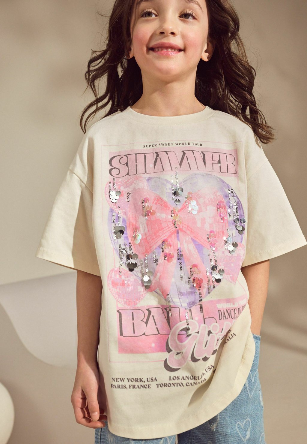 Футболка с принтом Next, бежевый
Футболка с принтом Next, бежевый