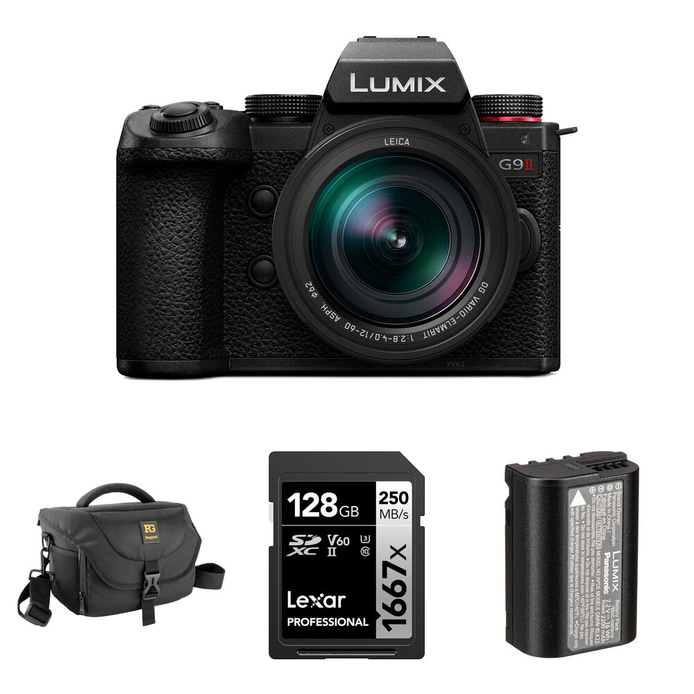 Беззеркальная камера Panasonic Lumix G9 II Mirrorless Camera with 12-60mm f/2.8-4
Беззеркальная камера Panasonic Lumix G9 II Mirrorless Camera with 12-60mm f/2.8-4