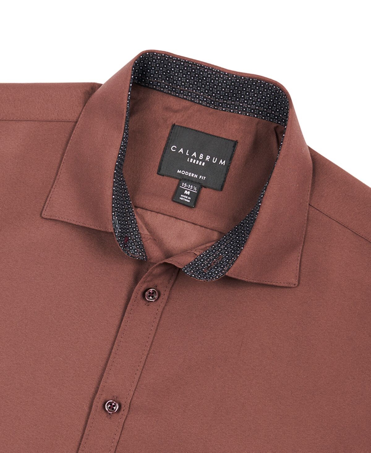 Мужская классическая рубашка обычного кроя, однотонная, без морщин Calabrum
Мужская классическая рубашка обычного кроя, однотонная, без морщин Calabrum