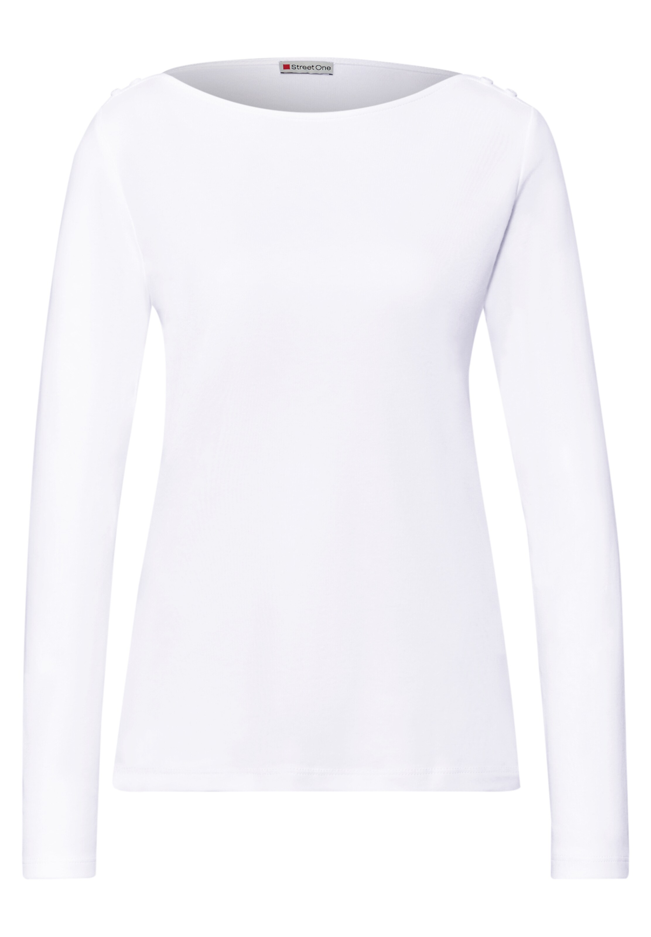 STREET ONE Лонгслив в белом цвете
STREET ONE Лонгслив в белом цвете