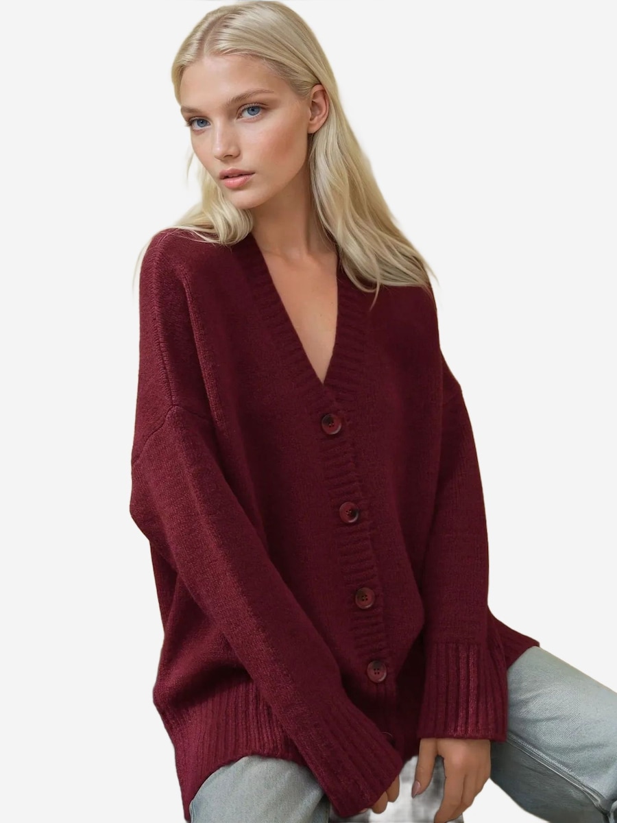 Вязаный кардиган Hiccup, бургундия
Вязаный кардиган Hiccup, бургундия