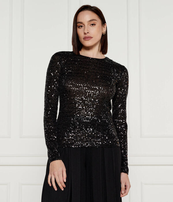 Блузка женская Dkny с пайетками, черный
Блузка женская Dkny с пайетками, черный