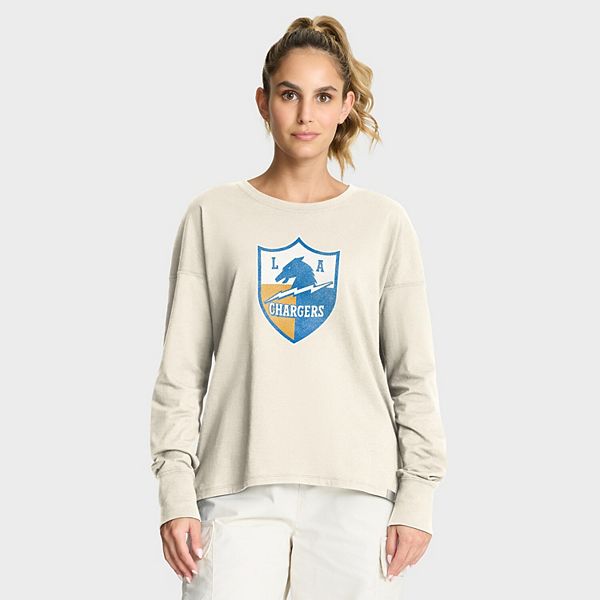 Женская футболка с длинным рукавом Los Angeles Chargers Dove Legacy кремового цвета Fanatics, Бежевый, Женская футболка с длинным рукавом Los Angeles Chargers Dove Legacy кремового цвета Fanatics
Женская футболка с длинным рукавом Los Angeles Chargers Dove Legacy кремового цвета Fanatics, Бежевый, Женская футболка с длинным рукавом Los Angeles Chargers Dove Legacy кремового цвета Fanatics