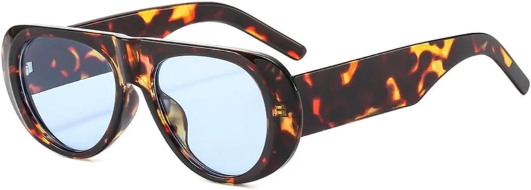 Популярные модные женские солнцезащитные очки в стиле ретро, сине-зеленые, с защитой от УФ-излучения UV400; мужские модные очки с широкими дужками UUPTTPL, Leopard Blue
Популярные модные женские солнцезащитные очки в стиле ретро, сине-зеленые, с защитой от УФ-излучения UV400; мужские модные очки с широкими дужками UUPTTPL, Leopard Blue