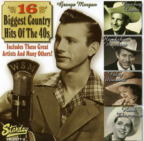 CD диск 16 Biggest Country Hits 1940's / Various: 16 Biggest Country Hits 1940's / Various 
CD диск 16 Biggest Country Hits 1940's / Various: 16 Biggest Country Hits 1940's / Various
