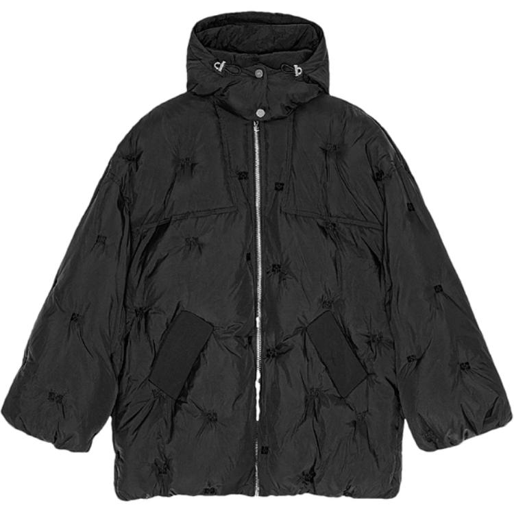 Замковая вышитая куртка GANNI, черная
Замковая вышитая куртка GANNI, черная