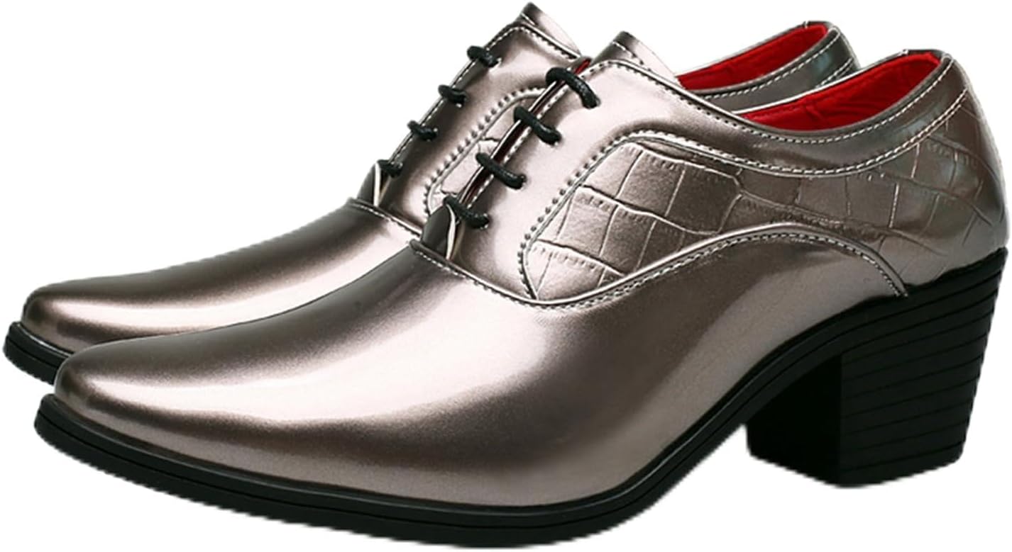 Мужские оксфорды с блестящей кожей, шнуровкой и массивным низким каблуком, заостренный носок, деловые лоферы, дерби для офиса, выпускного, вечеринки и свадьбы Abborora, коричневый
Мужские оксфорды с блестящей кожей, шнуровкой и массивным низким каблуком, заостренный носок, деловые лоферы, дерби для офиса, выпускного, вечеринки и свадьбы Abborora, коричневый