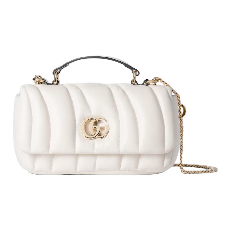 GUCCI Сумка кросс-боди GG Milano стеганая кожаная мини женская white
GUCCI Сумка кросс-боди GG Milano стеганая кожаная мини женская white