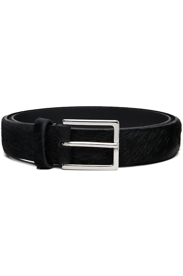 Узкий кожаный ремень с пряжкой Pony Anderson'S, черный
Узкий кожаный ремень с пряжкой Pony Anderson'S, черный