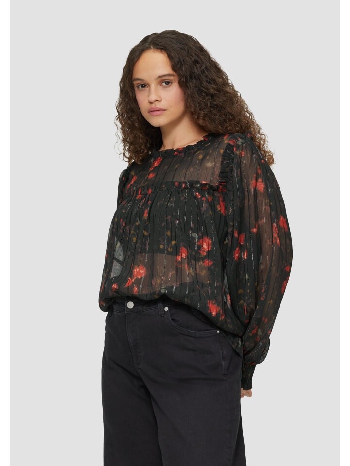 Блуза QS Bluse langarm, черный
Блуза QS Bluse langarm, черный