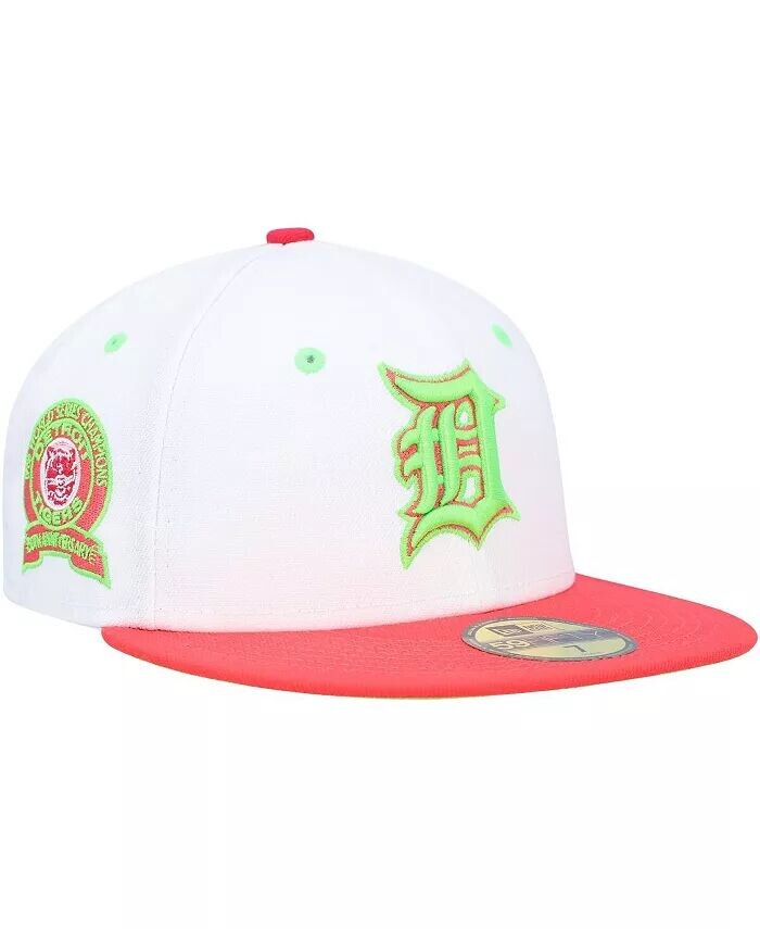Мужская белая, коралловая облегающая шляпа Detroit Tigers 1968 World Series Strawberry Lolli 59FIFTY New Era, белый
Мужская белая, коралловая облегающая шляпа Detroit Tigers 1968 World Series Strawberry Lolli 59FIFTY New Era, белый