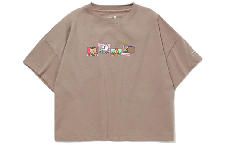 Футболка Line Friends X женская цвета хаки Lining
Футболка Line Friends X женская цвета хаки Lining