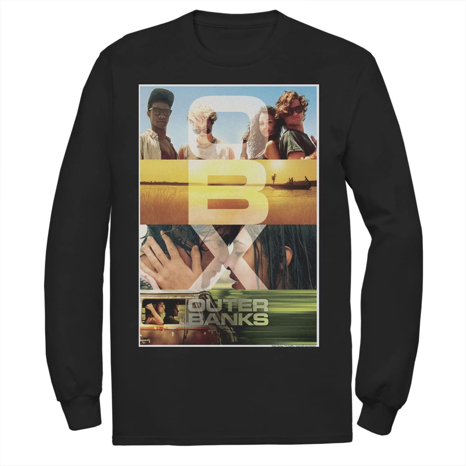 Мужская футболка с плакатом Outer Banks OBX Licensed Character
Мужская футболка с плакатом Outer Banks OBX Licensed Character