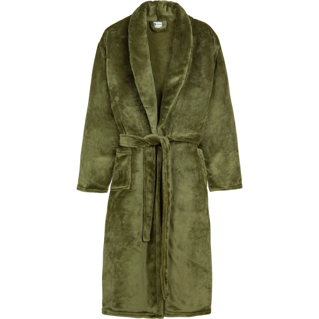 Халат, униформа, 1 шт., воротник-шалка, пояс, карманы, женский и мужской, велюр, блеск Good Morning, оливково-зеленый
Халат, униформа, 1 шт., воротник-шалка, пояс, карманы, женский и мужской, велюр, блеск Good Morning, оливково-зеленый