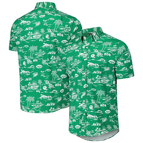 Мужская рубашка на пуговицах Kelly Green New York Jets Throwback Kekai Print Reyn Spooner
Мужская рубашка на пуговицах Kelly Green New York Jets Throwback Kekai Print Reyn Spooner