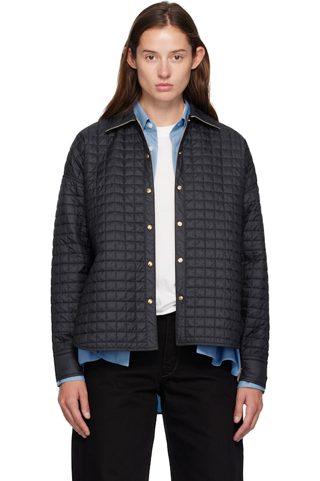 Стеганая рубашка-куртка Moncler, черный
Стеганая рубашка-куртка Moncler, черный