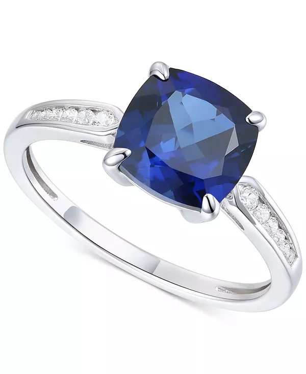 Кольцо-Подушка с аметистом (1-7/8 карата tw) и выращенным в лаборатории белым сапфиром (1/10 карата tw) из стерлингового серебра с 14-каратным золотом (также с другими драгоценными камнями) Macy'S, sapphire
Кольцо-Подушка с аметистом (1-7/8 карата tw) и выращенным в лаборатории белым сапфиром (1/10 карата tw) из стерлингового серебра с 14-каратным золотом (также с другими драгоценными камнями) Macy'S, sapphire