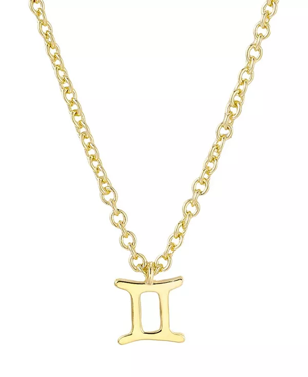 Позолоченное колье со знаком зодиака Adornia, gold-gemini
Позолоченное колье со знаком зодиака Adornia, gold-gemini