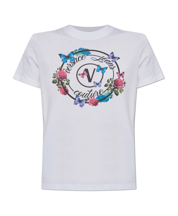 Футболка с ярким принтом Versace Jeans Couture, белый
Футболка с ярким принтом Versace Jeans Couture, белый