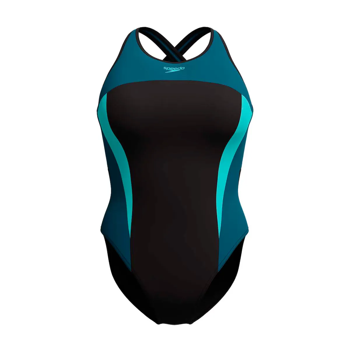 Женский купальник Speedo с высокой горловиной и перекрестными бретелями на спине, зеленый
Женский купальник Speedo с высокой горловиной и перекрестными бретелями на спине, зеленый