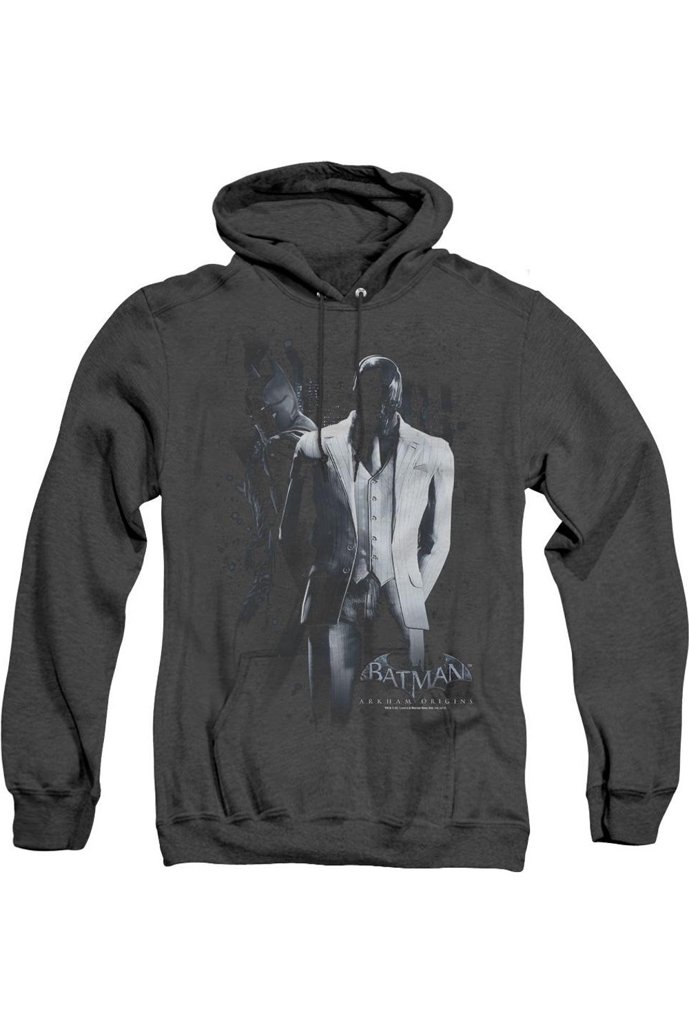 Batman Arkham Origins Black Mask Adult Heather Hoodie / Толстовка с капюшоном Gildan
Batman Arkham Origins Black Mask Adult Heather Hoodie / Толстовка с капюшоном Gildan