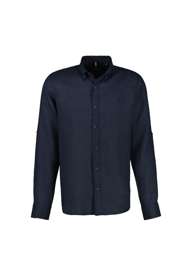 Рубашка из смеси льна и хлопка Lerros, синий
Рубашка из смеси льна и хлопка Lerros, синий