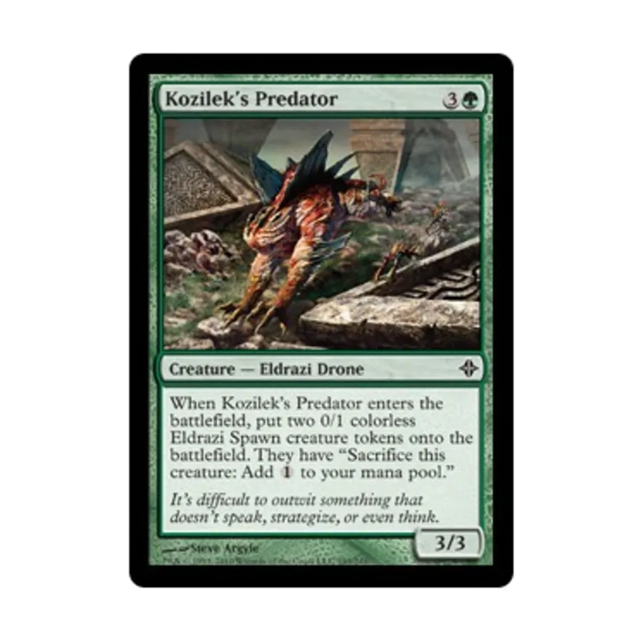 CCG Хищник Козилека (C), MTG - Rise of the Eldrazi
CCG Хищник Козилека (C), MTG - Rise of the Eldrazi