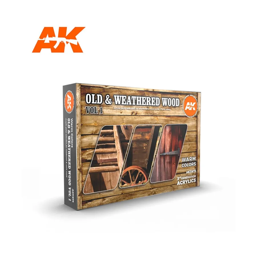 Старое и выветрившееся дерево, том. 1, 3rd Gen Acrylic Paint Sets
Старое и выветрившееся дерево, том. 1, 3rd Gen Acrylic Paint Sets