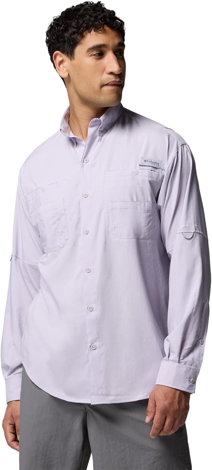 Columbia мужская рубашка PFG Tamiami II с длинным рукавом, Lavender Pearl
Columbia мужская рубашка PFG Tamiami II с длинным рукавом, Lavender Pearl
