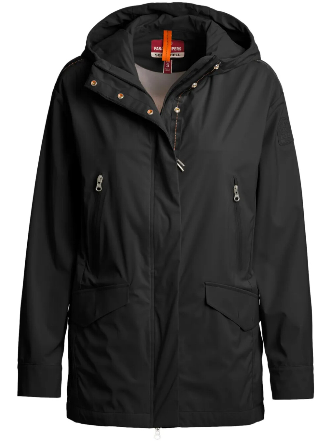 Parajumpers парка с нашивкой-логотипом, черный
Parajumpers парка с нашивкой-логотипом, черный