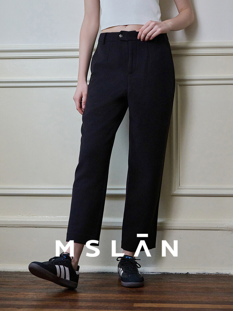 Брюки прямые MSlan 24 со складками, черный
Брюки прямые MSlan 24 со складками, черный