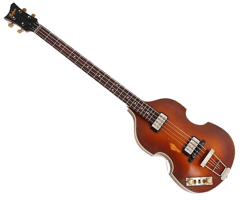 Басс гитара Hofner Violin Bass 1963 Relic Left Handed w/Case - Sunburst
Басс гитара Hofner Violin Bass 1963 Relic Left Handed w/Case - Sunburst