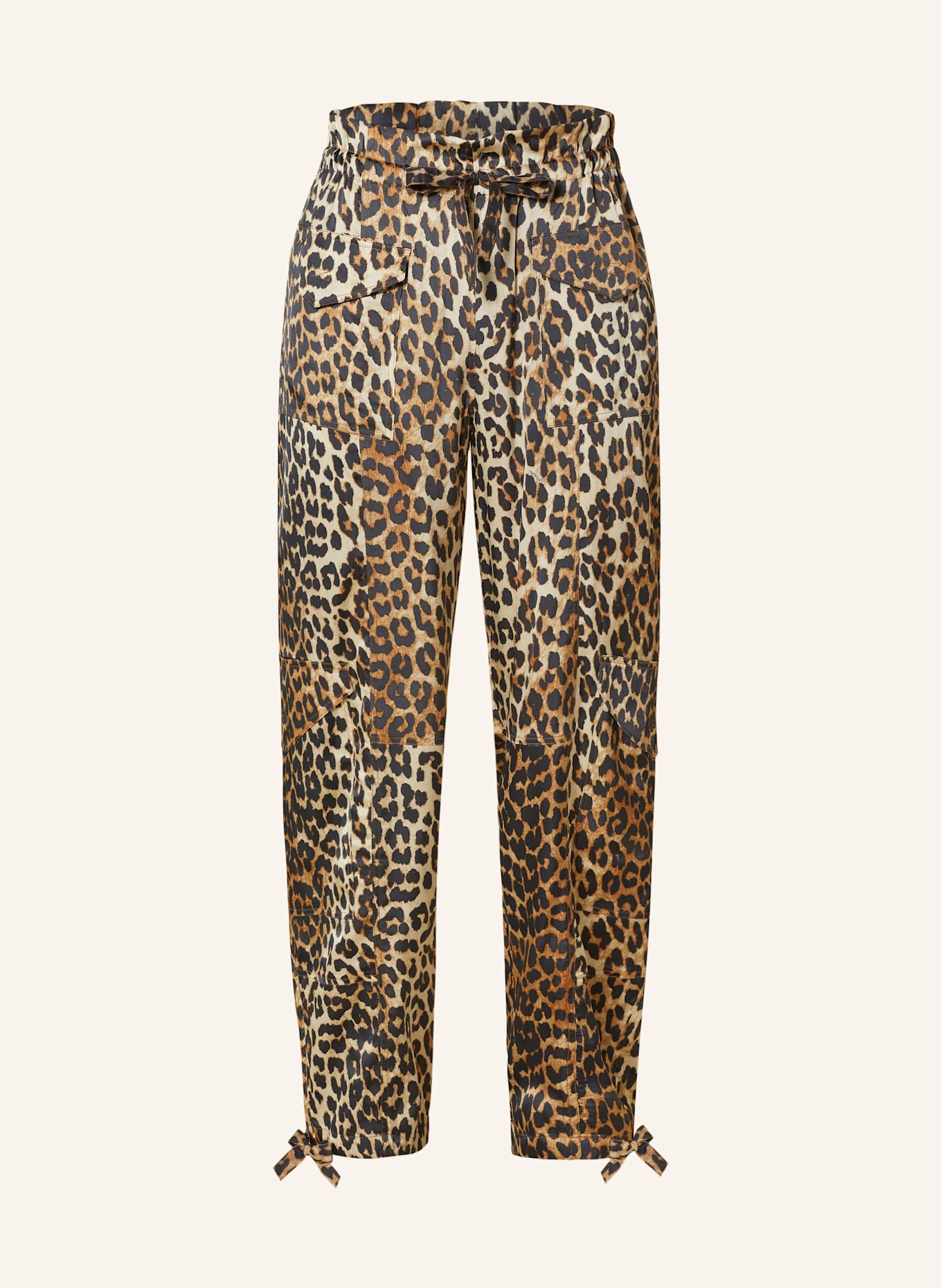 Атласные брюки-карго Ganni, мультиколор
Атласные брюки-карго Ganni, мультиколор