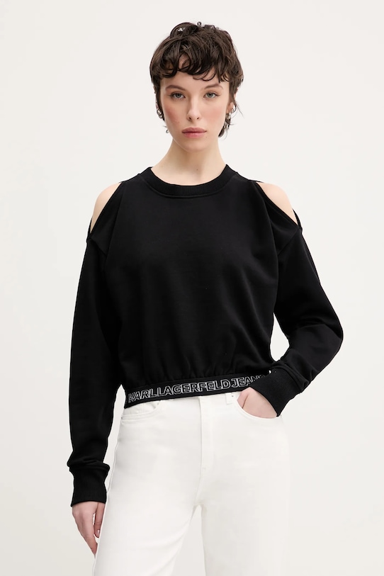 Толстовка Karl Lagerfeld Jeans, черный 
Толстовка Karl Lagerfeld Jeans, черный