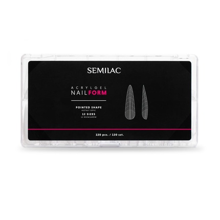 Формы для ногтей Acrylgel Pointed 120 шт Semilac
Формы для ногтей Acrylgel Pointed 120 шт Semilac