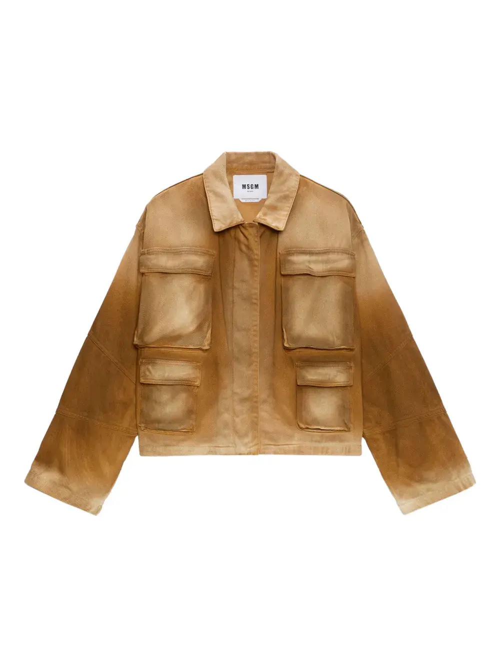Жакет с накладными карманами Msgm, коричневый
Жакет с накладными карманами Msgm, коричневый