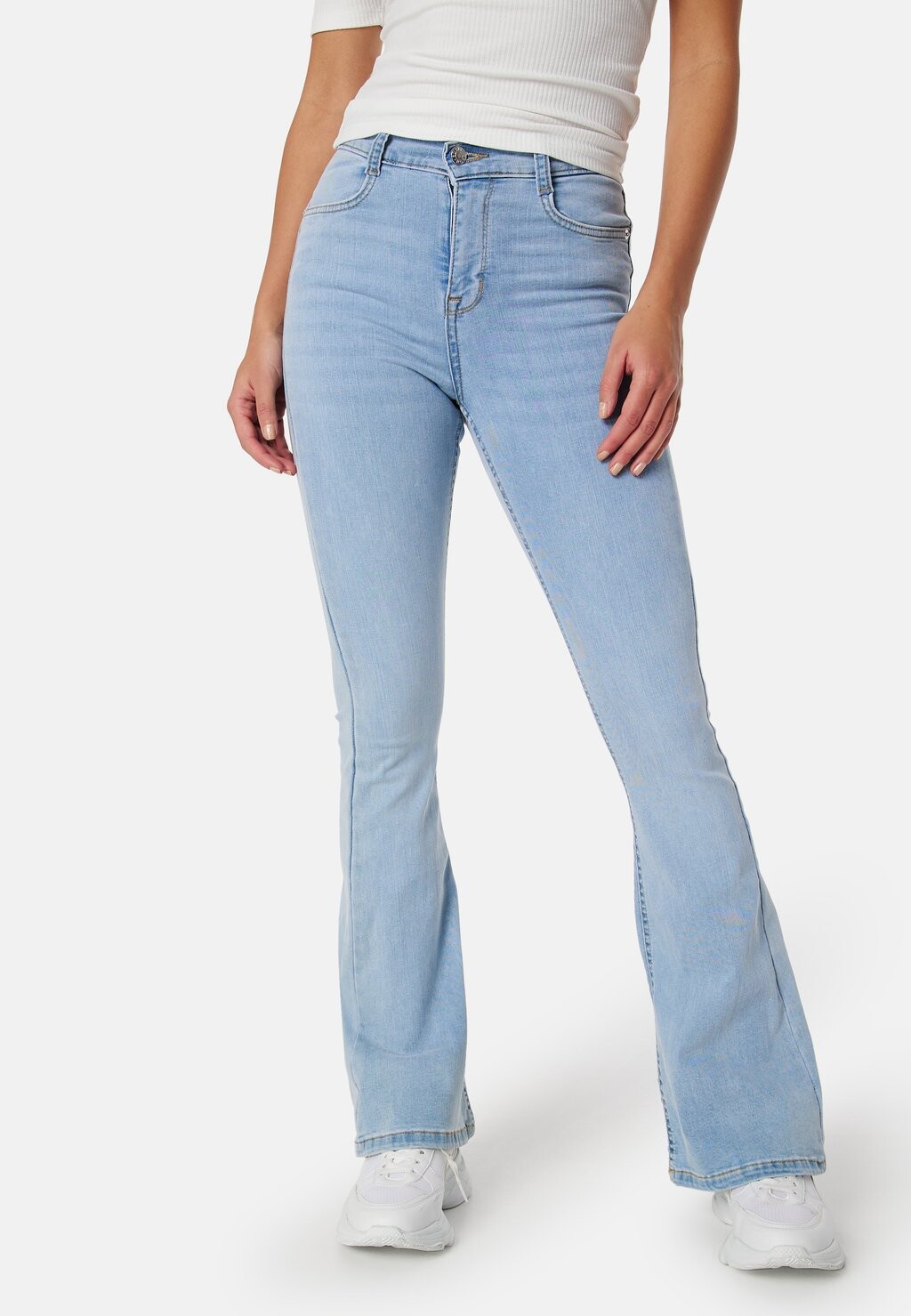 Расклешенные джинсы HIGH WAIST FLARED SUPERSTRETCH JEANS Bubbleroom, цвет Light Blue
Расклешенные джинсы HIGH WAIST FLARED SUPERSTRETCH JEANS Bubbleroom, цвет Light Blue