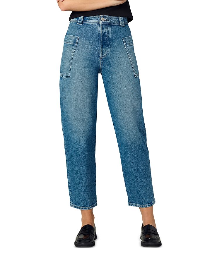 Джинсы "Phoebe" с накладными карманами и бочкообразным кроем в утонченной стирке Joe's Jeans, синий
Джинсы "Phoebe" с накладными карманами и бочкообразным кроем в утонченной стирке Joe's Jeans, синий