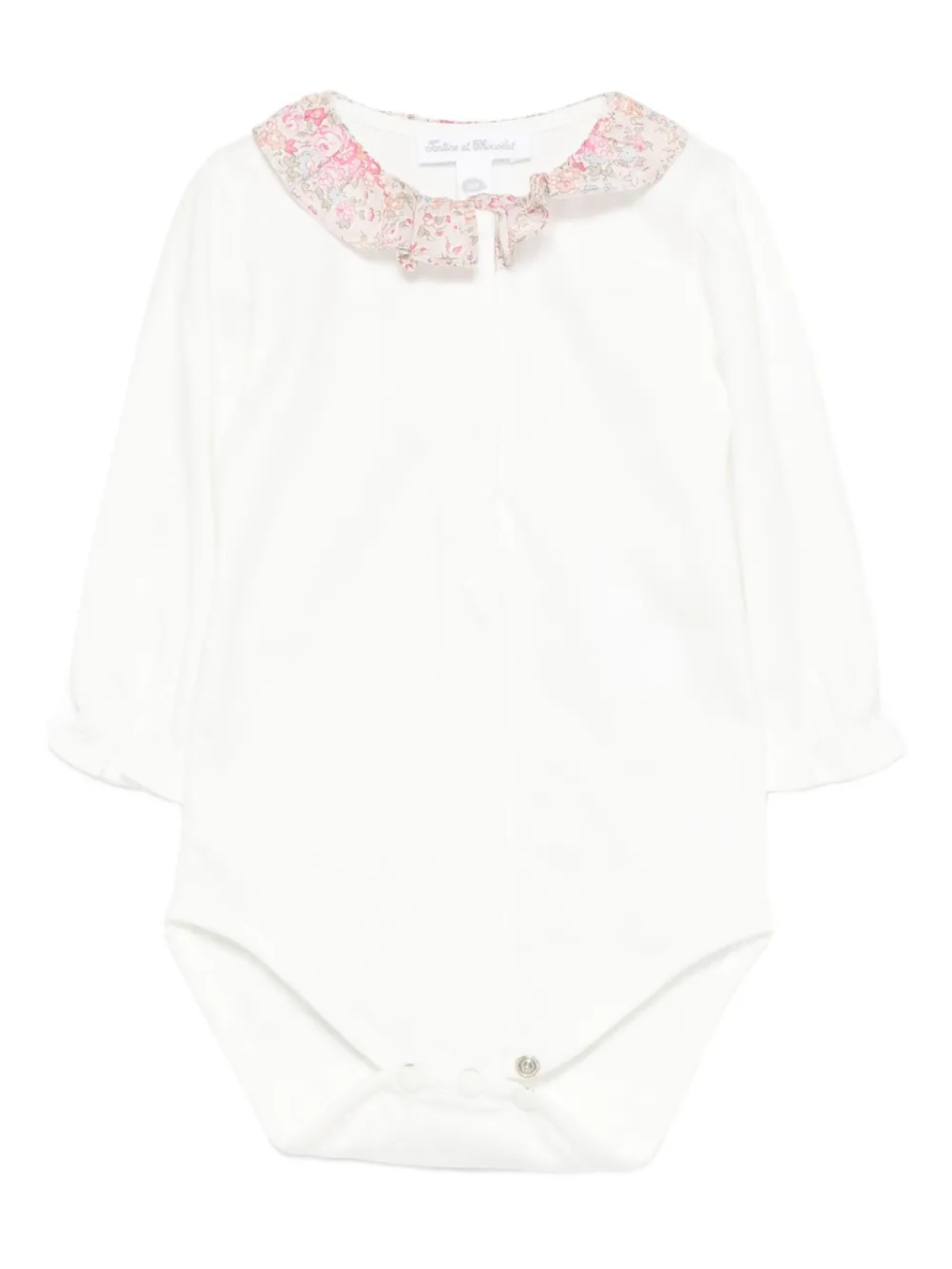 Боди Tartine Et Chocolat с цветочным воротником, белый
Боди Tartine Et Chocolat с цветочным воротником, белый