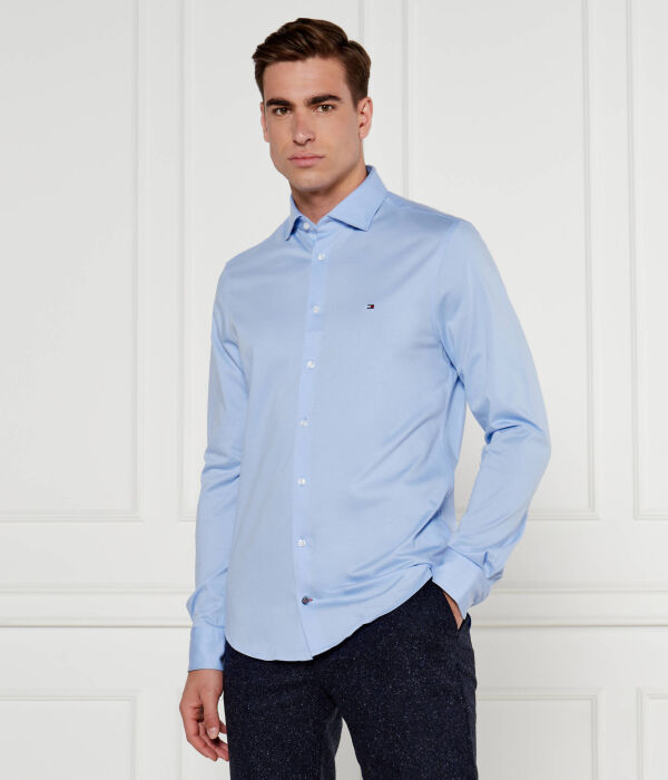 Рубашка Slim fit Tommy Hilfiger, синий 
Рубашка Slim fit Tommy Hilfiger, синий