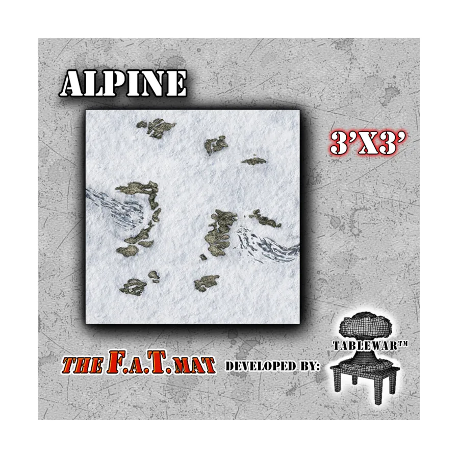 3 х 3 фута — Альпийский, F.A.T. Mats - 3' x 3' (Tablewar) 
3 х 3 фута — Альпийский, F.A.T. Mats - 3' x 3' (Tablewar)