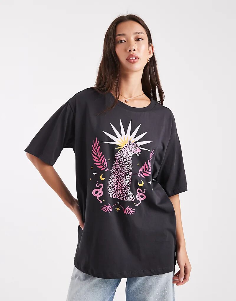 ONLY футболка свободного кроя с леопардовым принтом в антрацитовом цвете
ONLY футболка свободного кроя с леопардовым принтом в антрацитовом цвете