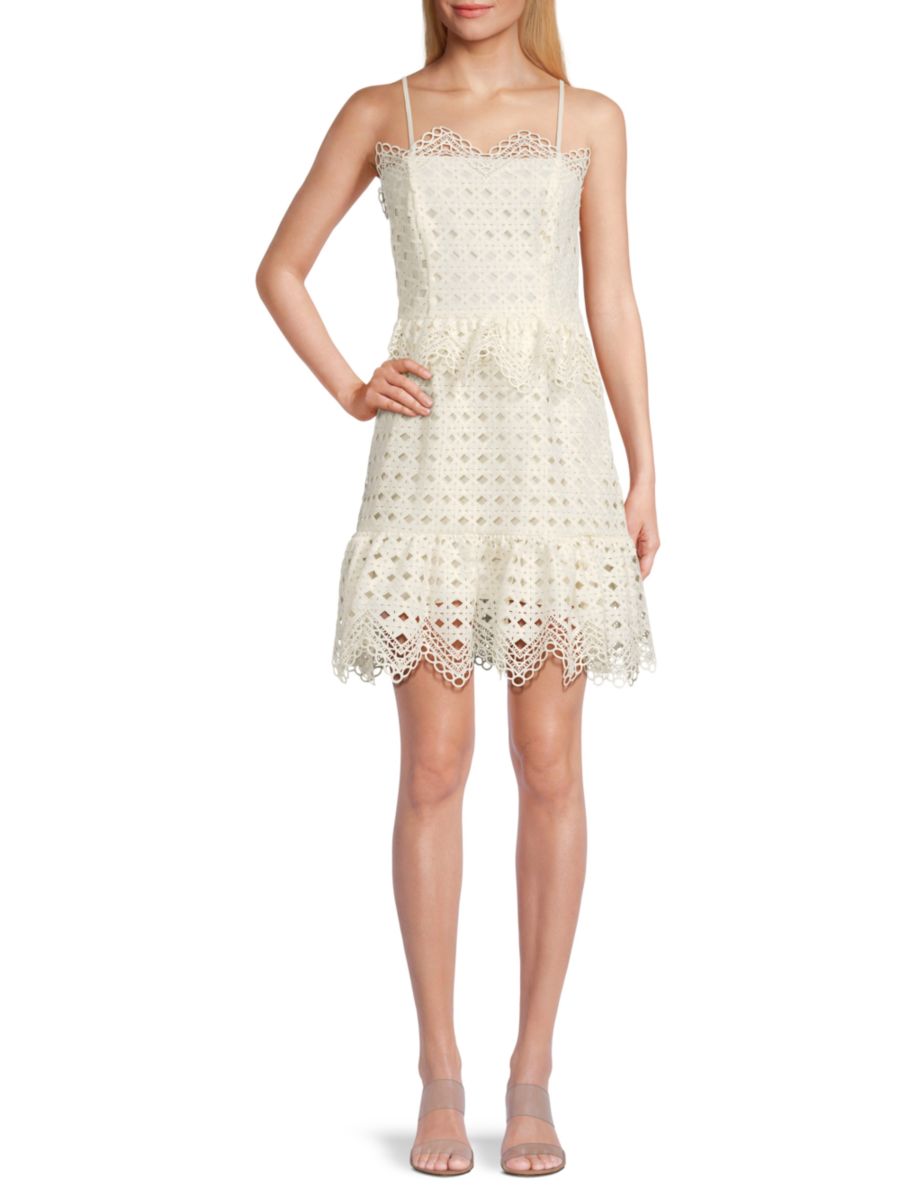 Мини-платье из кружева можжевельника Walter Baker, цвет Bone
Мини-платье из кружева можжевельника Walter Baker, цвет Bone