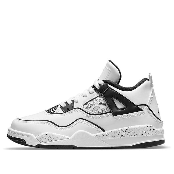 Кроссовки 4 ретро Air Jordan, черный 
Кроссовки 4 ретро Air Jordan, черный