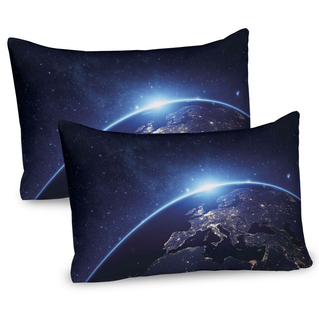 ABAKUHAUS Earth Чехлы для подушек, набор из 2 шт., «Планета из космоса в ночное время», тематическое изображение неземного межзвездного пространства в стиле галактической астрономии, чехол для подушки с декоративным принтом, 80 x 40 см, темно-си...
ABAKUHAUS Earth Чехлы для подушек, набор из 2 шт., «Планета из космоса в ночное время», тематическое изображение неземного межзвездного пространства в стиле галактической астрономии, чехол для подушки с декоративным принтом, 80 x 40 см, темно-си...