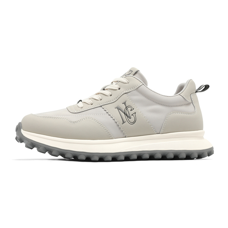 NAVIGARE Легкие и дышащие низкие повседневные туфли мужские светло-серого цвета 
NAVIGARE Легкие и дышащие низкие повседневные туфли мужские светло-серого цвета