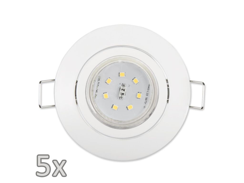Комплект встраиваемых светильников McShine, 5x рама, 5xLED точечные светильники, GU10, 3W, 300 лм, белый ETT
Комплект встраиваемых светильников McShine, 5x рама, 5xLED точечные светильники, GU10, 3W, 300 лм, белый ETT