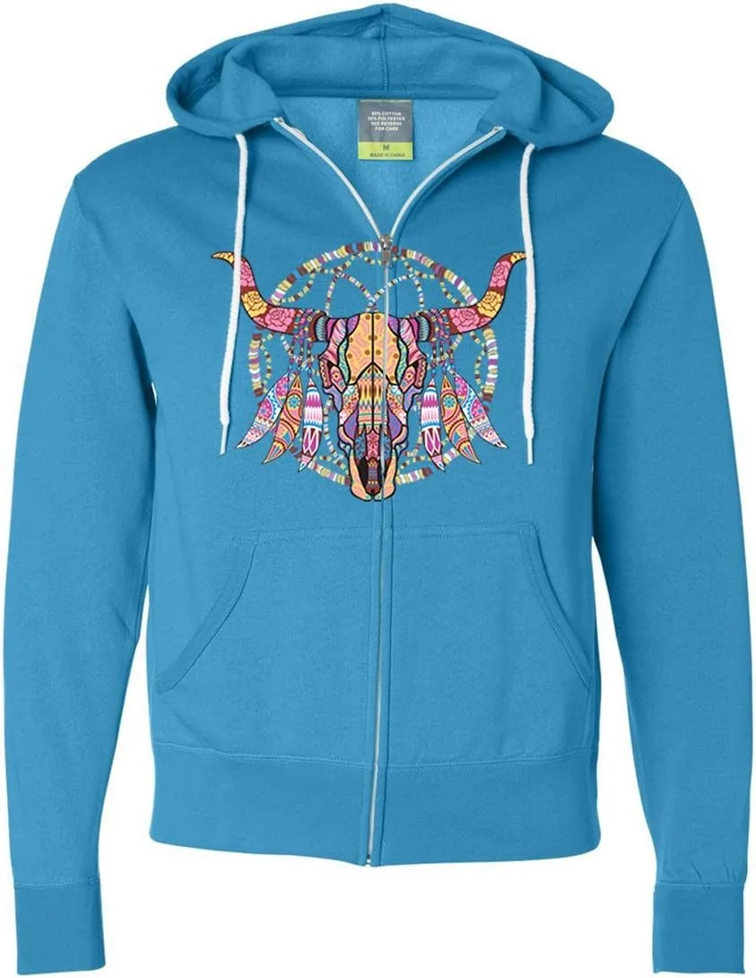 Толстовка с молнией Dolphin Shirt Co Cow Skull Mosaic
Толстовка с молнией Dolphin Shirt Co Cow Skull Mosaic