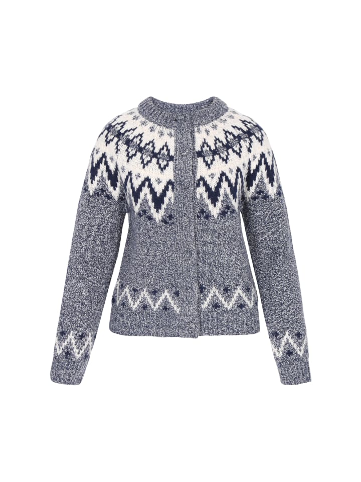 Женский кардиган темно-синего цвета с разноцветными вставками DreiMaster Vintage
Женский кардиган темно-синего цвета с разноцветными вставками DreiMaster Vintage